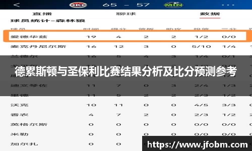 德累斯顿与圣保利比赛结果分析及比分预测参考