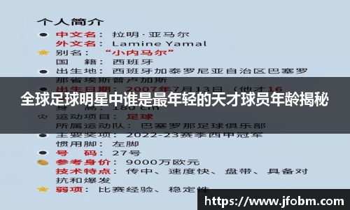 全球足球明星中谁是最年轻的天才球员年龄揭秘